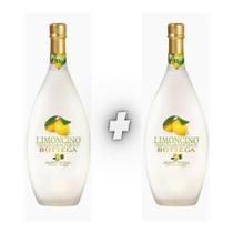 Kit com 2 Licor Italiano Bottega Creme Limoncino 500ml
