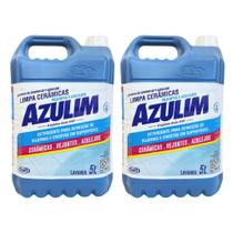 Kit com 2 Limpa Cerâmica Azulejo e Rejunte Lavanda Azulim 5 litros cada Kit com 2 Limpa Cerâmica Azulejo e Rejunte Lavanda Azulim 5 litros cada