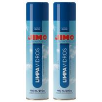 Kit com 2 Limpa Vidros Jimo Aerossol 400ml Kit com 2 Limpa Vidros Jimo Aerossol 400ml