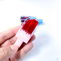 Kit com 2 lip tint labial picolé pigmentado cores natual lipstick alta duração