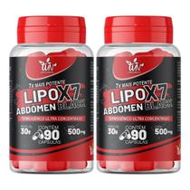 kit com 2 LipoX7 termogênico ultra concentrado 7x mais kit com 2 LipoX7 termogênico ultra concentrado 7x mais
