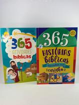 Kit Com 2 Livros Bíblicos,365 Atividades E 365 Histórias