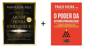 Kit Com 2 Livros De Bolso - O Poder Da Autorresponsabilidade + Quem Pensa Enriquece - O Legado