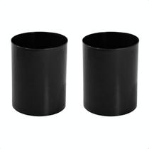 KIT com 2 Lixeiras Plásticas com 12L de Capacidade sem Tampa e Durável