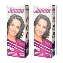 Kit com 2 Loção Jovem Cremosa Para Cabelos 120g Divon