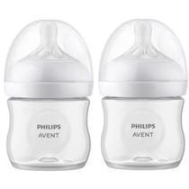 Kit com 2 Mamadeira Petala 125ML Transparente Philips AVENT SCY900/01 Kit com 2 Mamadeira Petala 125ML Transparente Philips AVENT SCY900/01