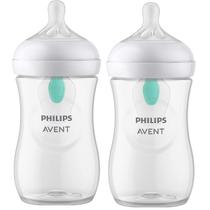 Kit com 2 Mamadeira Petala ANTI Refluxo 3.0 AIR Free 260ML Transparente Philips AVENT SCY673/01