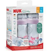 Kit com 2 Mamadeiras ESSENCE SMART FLOW 150ML/270ML NUK PA7072 Kit com 2 Mamadeiras ESSENCE SMART FLOW 150ML/270ML NUK PA7072