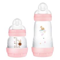 Kit Com 2 Mamadeiras Mam Easy Start Anticólicas Rosa Kit Com 2 Mamadeiras Mam Easy Start Anticólicas Rosa