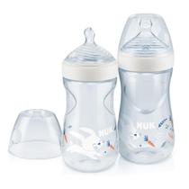 Kit com 2 Mamadeiras Nuk Essence Smart Flow +6 meses Ayr System Controle de Temperatura 270 mL