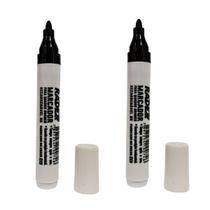 Kit com 2 Marcadores Para Quadro Branco Radex Preto Kit com 2 Marcadores Para Quadro Branco Radex Preto