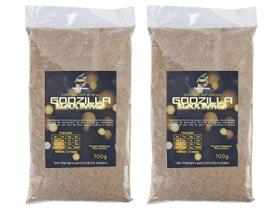 Kit com 2 Massas Japonesa Godzilla Black Manga Para Pesca - 2x700 Gramas