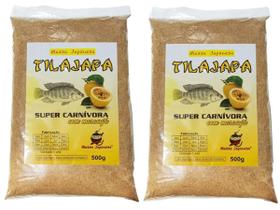 Kit com 2 Massas Japonesa Tilajapa Maracujá Para Pesca - 2x500 Gramas