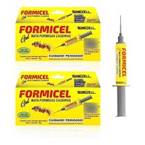 Kit Com 2 Mata Formiga Caseiras Formicel Gel 10g