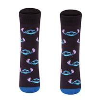 Kit com 2 Meias do Stitch Antiderrapante Disney Lupo