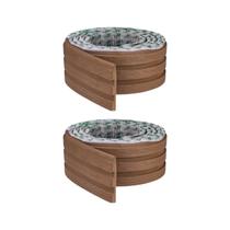 Kit com 2 meu rodape painel ripado madeto cinamomo 10cm x 1,0cm (10 metros) Kit com 2 meu rodape painel ripado madeto cinamomo 10cm x 1,0cm (10 metros)