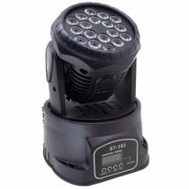 Kit Com 2 Mini Wash 3W Led Xw + Maquina De Fumaça 1500W