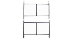 Kit com 2 módulo de 1,00 x 1,50m para andaime - metalpama