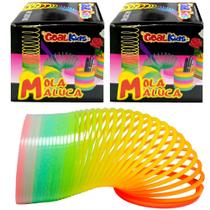 Kit com 2 Mola Maluca Colorida Brinquedo Infantil Colorido Kit com 2 Mola Maluca Colorida Brinquedo Infantil Colorido