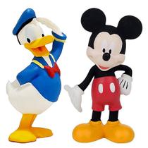 Kit com 2 Mordedor para Bebê Macio - Disney - Mickey e Pato Donald