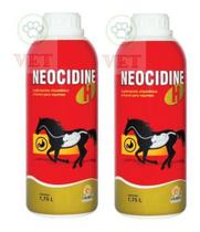 Kit Com 2 Neocidine H 1,75 Litros Suplemento Equinos Cavalo
