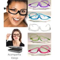 Kit com 2 óculos Para Maquiagem Com Grau de +1,00 até +4,00 - GV