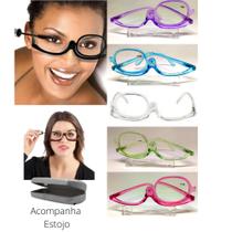 Kit com 2 óculos Para Maquiagem Com Grau de +1,00 até +4,00