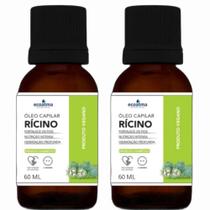 Kit com 2 Óleo Capilar de Ricino 60ml Ecoatma