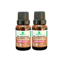Kit com 2 Óleo Copaíba Natuseiva 15mL 100% Natural Analgésico Cicatrizante Expectorante Vegano