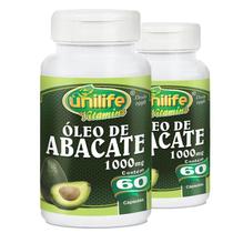 Kit com 2 Óleo de abacate 60 cápsulas Unilife