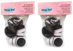 Kit com 2 Pacotes de Lixas Descartáveis para Pedicuro Mega Bell - Total de 24 Lixas Kit com 2 Pacotes de Lixas Descartáveis para Pedicuro Mega Bell - Total de 24 Lixas