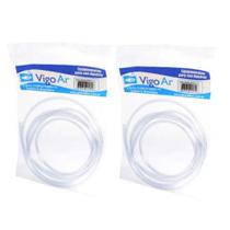 Kit com 2 pacotes Mangueira cristal para uso em sistemas de aeração de aquários VigoAr 2 Metros cada Kit com 2 pacotes Mangueira cristal para uso em sistemas de aeração de aquários VigoAr 2 Metros cada