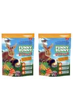 Kit com 2 Pacotes Ração para Coelhos e Hamsters Funny Bunny Delícias da Horta 1.8 kg