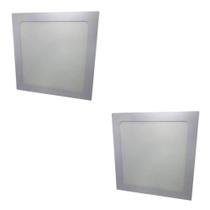 Kit Com 2 Painéis Plafon Led Embutir Quadrado 18w 6500k Max-0359 Kit Com 2 Painéis Plafon Led Embutir Quadrado 18w 6500k Max-0359