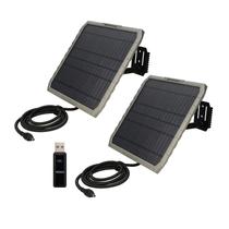 Kit com 2 Painéis Solares Stealth Cam FieldMAX 10 Polegadas Kit com 2 Painéis Solares Stealth Cam FieldMAX 10 Polegadas