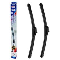 Kit com 2 Palhetas Limpador Para-brisa Silicone Universal 22 Pol para Carros e Caminhonete