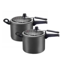 Kit com 2 Panelas de Pressão Antiaderente 7 Litros Anti Aderente Panelux 61067