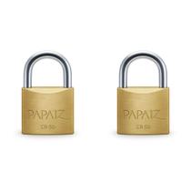 Kit com 2 papaiz cadeado 50mm