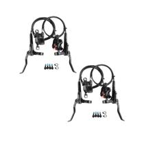 Kit Com 2 Pares De Freios Shimano Mt200 Hidráulico Original