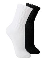 Kit com 2 Pares de Meias Aeróbica Lupo 4810-003 Colorido Kit com 2 Pares de Meias Aeróbica Lupo 4810-003 Colorido
