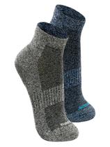 Kit com 2 Pares de Meias Antiderrapante Pilates Lupo 3310-003 Colorido