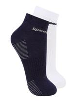 Kit com 2 Pares de Meias Cano Curto Speedo 8034 Colorido