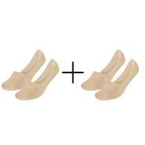 Kit com 2 pares de meias sapatilha invísivel Selene Ref.: 7760