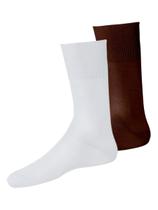 Kit com 2 Pares de Meias Social Lupo 1100-011/049 Colorido Kit com 2 Pares de Meias Social Lupo 1100-011/049 Colorido