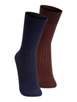 Kit com 2 Pares de Meias Social Lupo 1795-004 Colorido Kit com 2 Pares de Meias Social Lupo 1795-004 Colorido