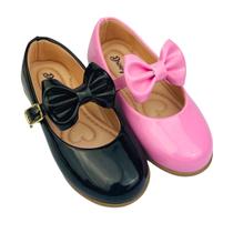 Kit Com 2 Pares Sapatilha Infantil Menina Boneca Verniz Confortável SPT-505