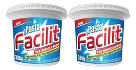 Kit Com 2 Pastas- Limpeza A Seco- Facilit 380G