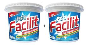Kit Com 2 Pastas- Limpeza A Seco- Facilit 380G