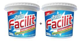 Kit Com 2 Pastas- Limpeza A Seco- Facilit 380G