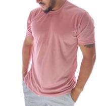 Kit com 2 peças de blusa camiseta masculina manga curta gola redonda moda básica